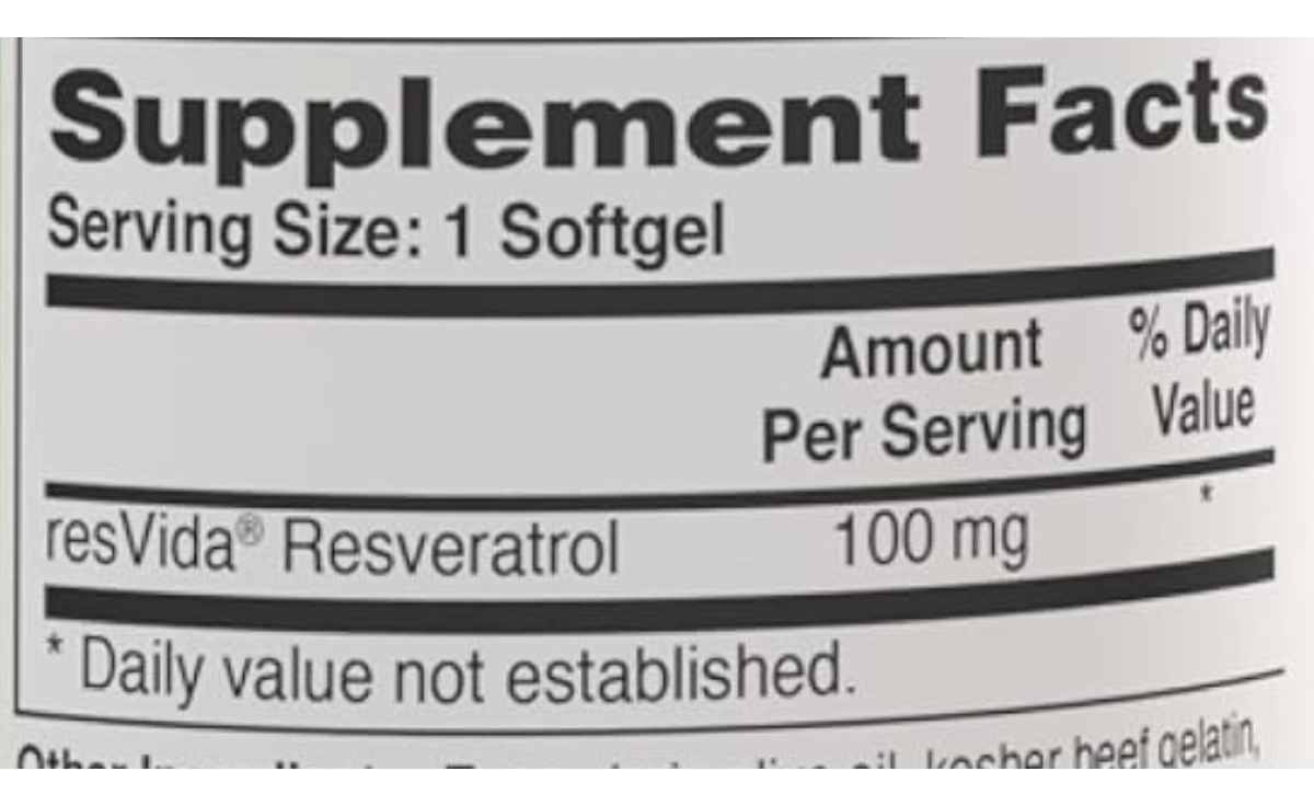 Salud y Equipamiento Médico - Resveratrol 100mg 60 Capsulas - Un - Unidad A $3882 1