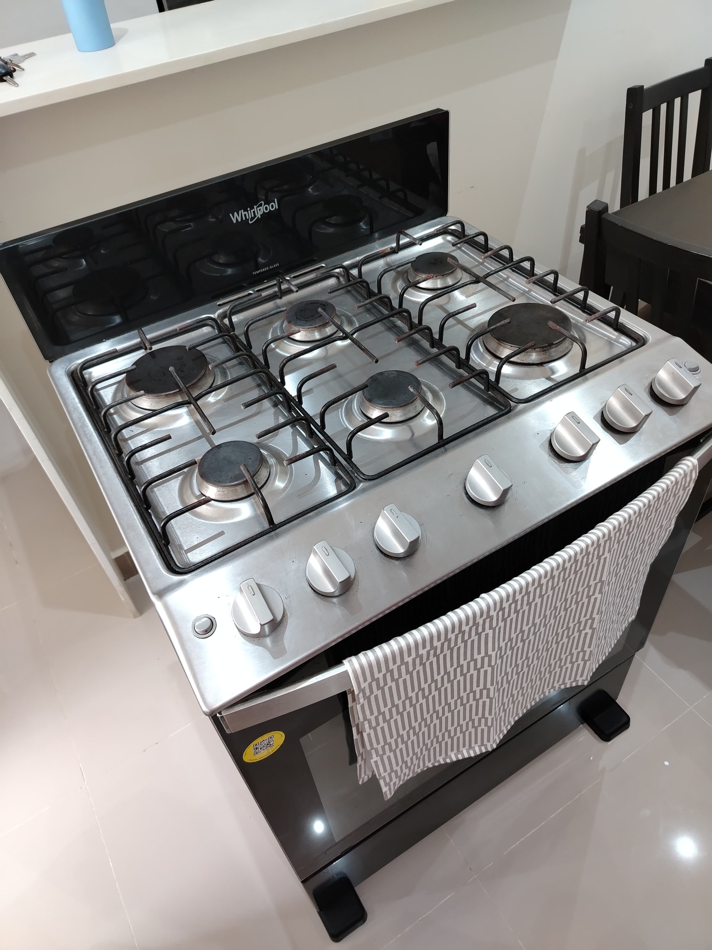 electrodomesticos - Estufa Whirlpool LWFR3100B / 30 Pulgadas 5