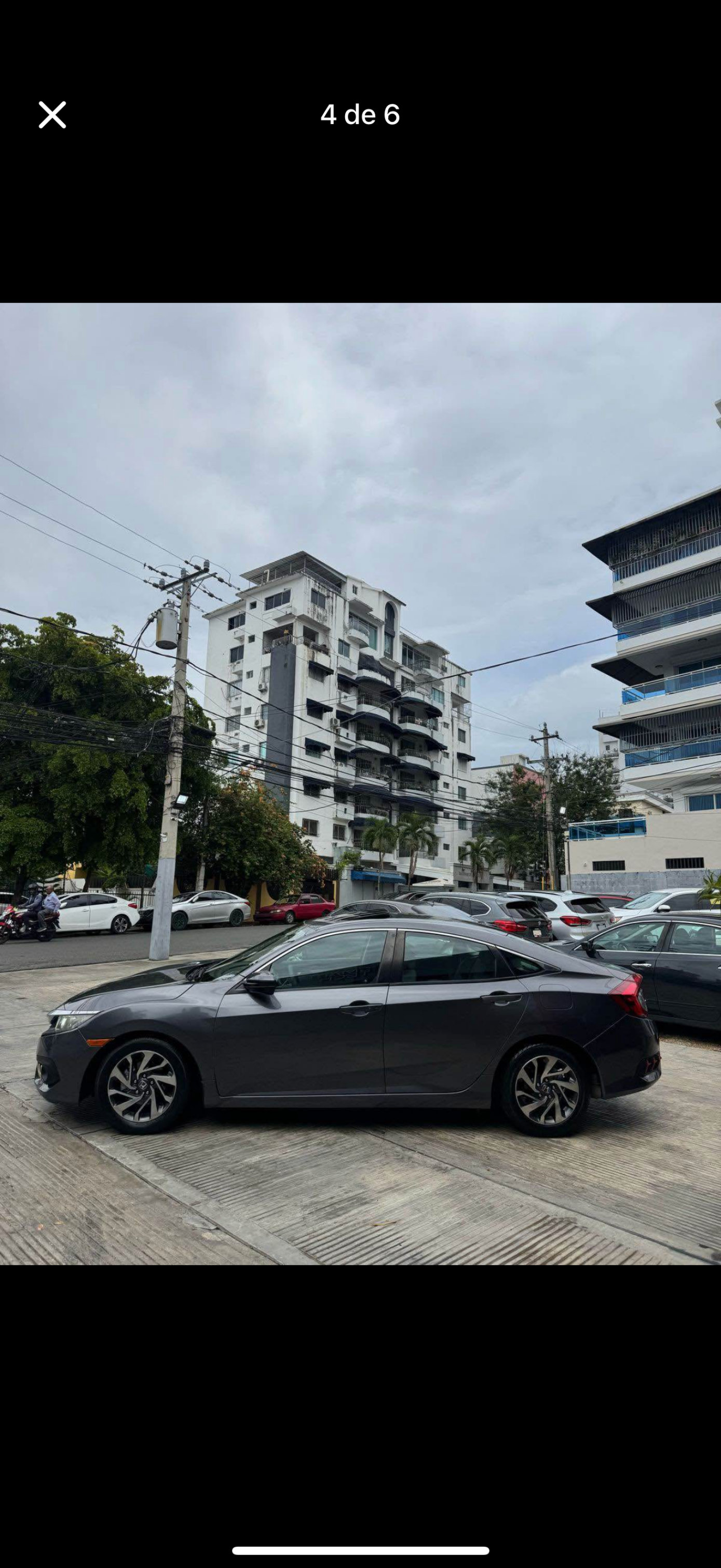 carros - HONDA CIVIC EX 2016, Gris oscuro, en excelentes condiciones.
