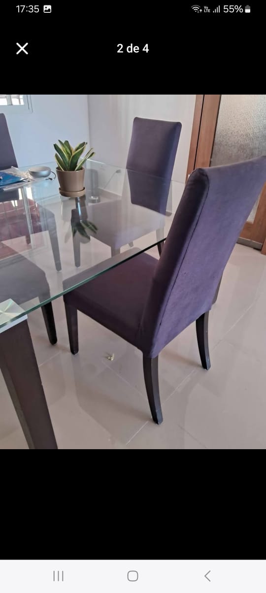 muebles y colchones - Comedor de 4 u 8 sillas adquirido en Ilumel 2