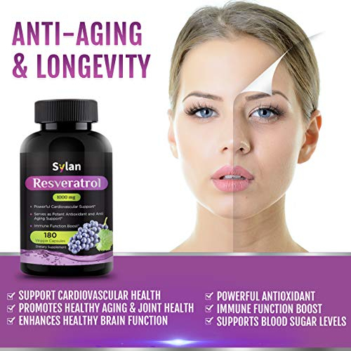 Salud y Equipamiento Médico - Resveratrol 1000 Mg Potente 180 Capsulas 1