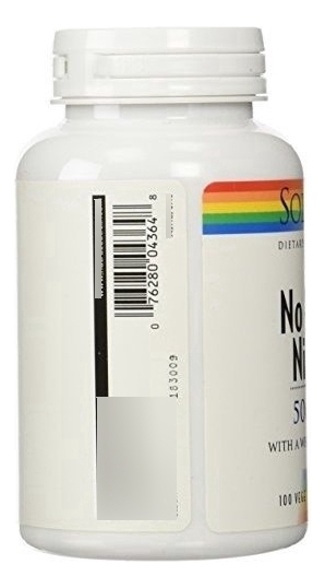 Salud y Equipamiento Médico - Solaray Niacin No Flush Capsules 500 Mg 100 Count 3