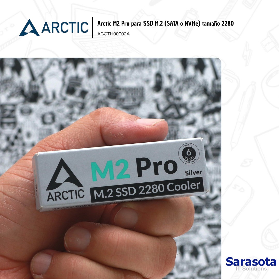 accesorios para electronica - Arctic M2 Pro Silver Disipador Térmico 0
