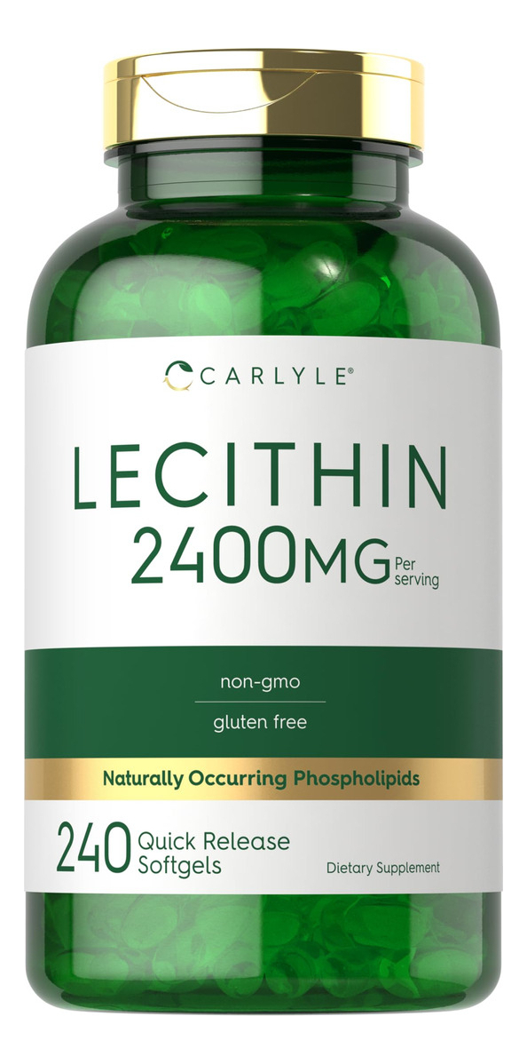 Salud y Equipamiento Médico - Lecitina De Carlyle 2400mg | 240 Capsulas De Gelatina Blanda 0