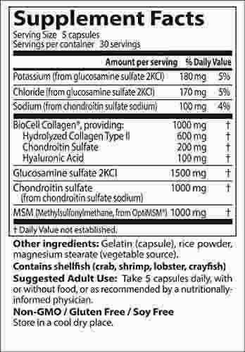 Salud y Equipamiento Médico - Glucosamine Chondroitin Msm Ácido Hialurónico Doctor's Best 2