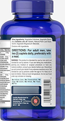 Salud y Equipamiento Médico - Puritans Pride Ultra Vita Man Time Release, 180 Unidades 3