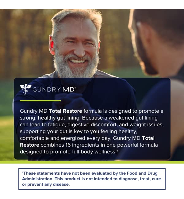 Salud y Equipamiento Médico - Gundry Md Total Restore Soporte Intestinal Premium 90 Cap 3