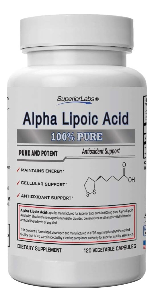 Salud y Equipamiento Médico - Superiorlabs Ácido Alfa Lipoico - - Unidad A $2041 0