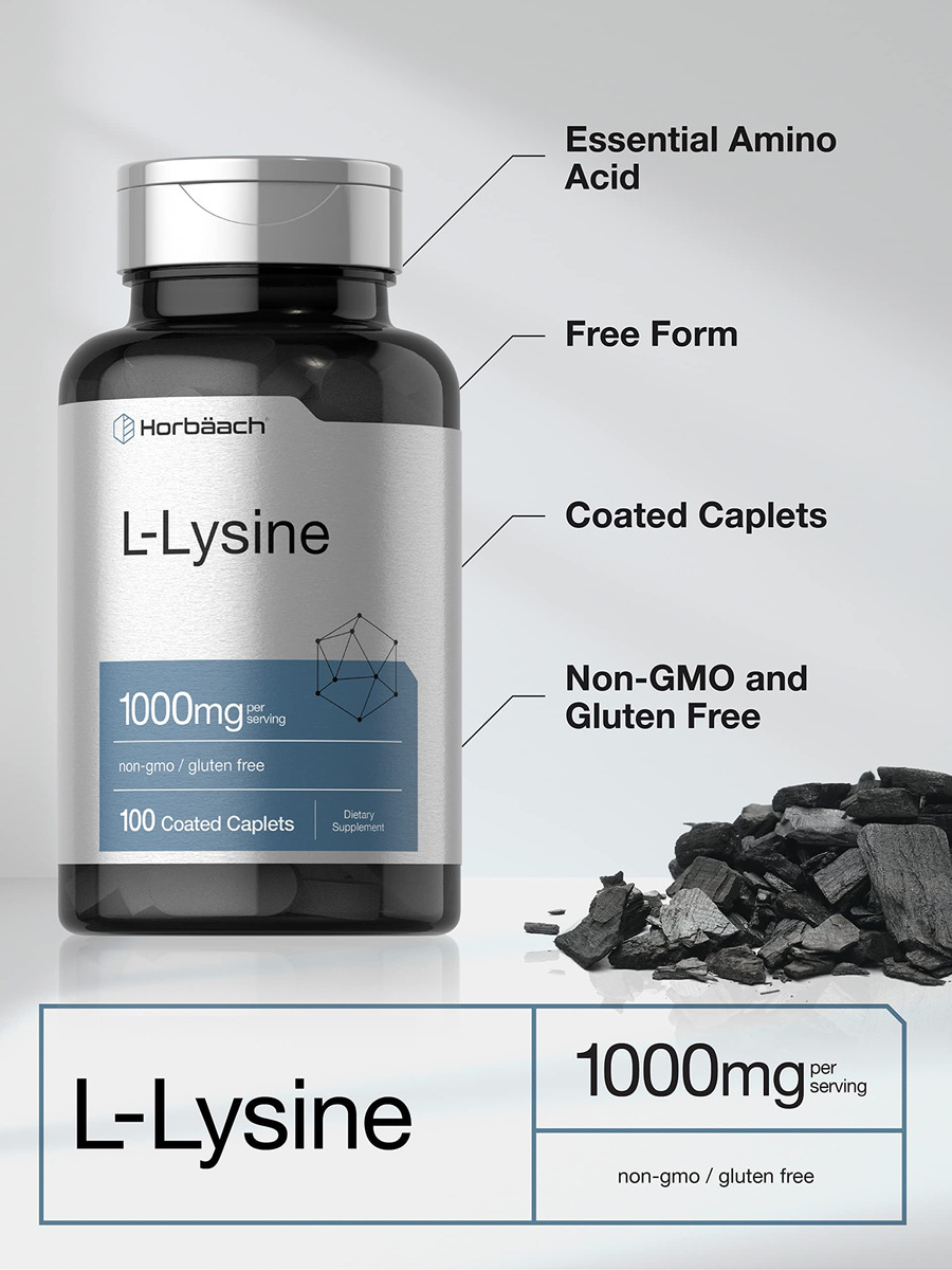 Salud y Equipamiento Médico - L-lisina 1000 Mg 100cap Horbaach 2