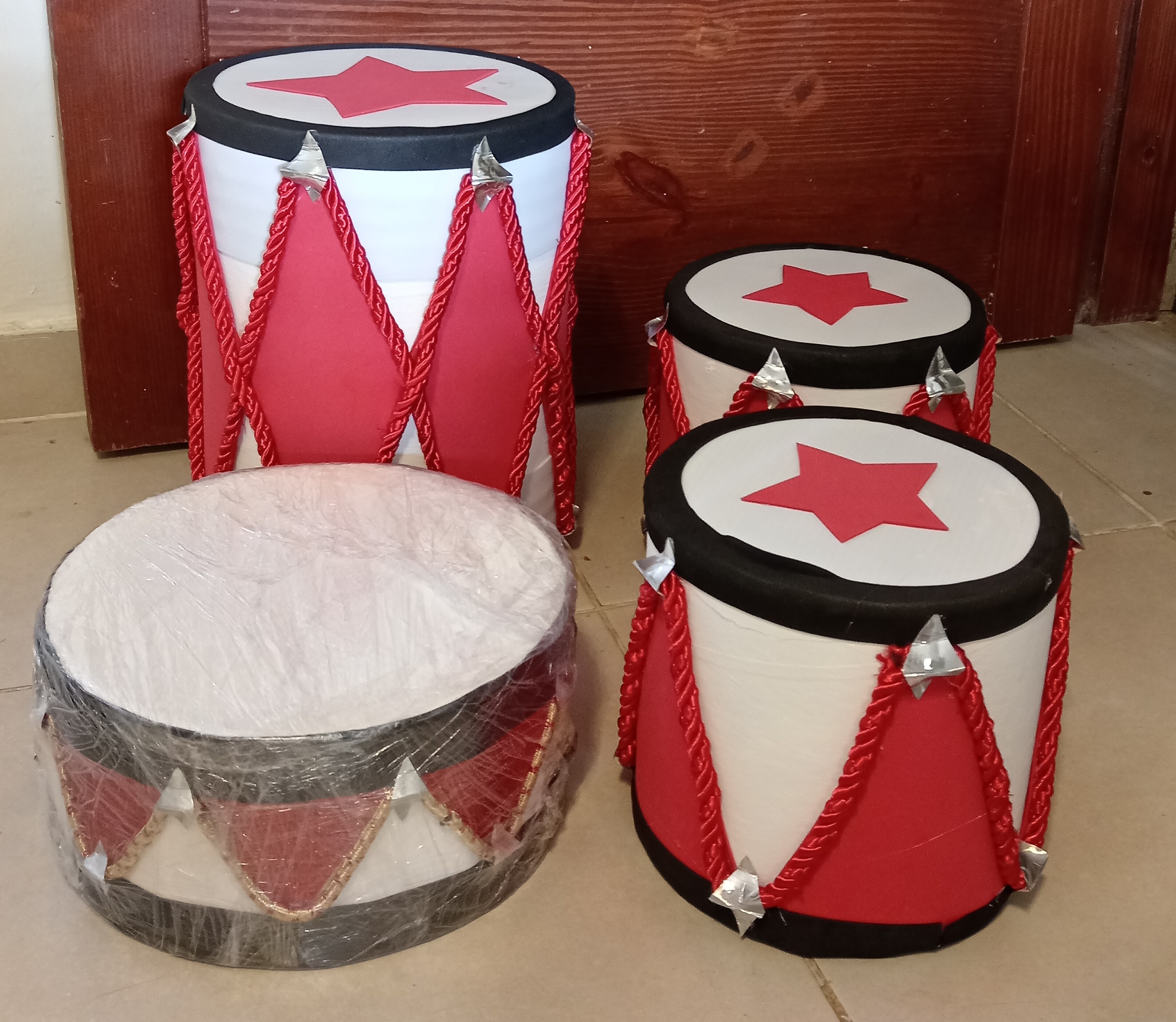 decoración y accesorios - Cascanueces y tambores en precio de pre-venta navideña 2025, aprovecha.  5