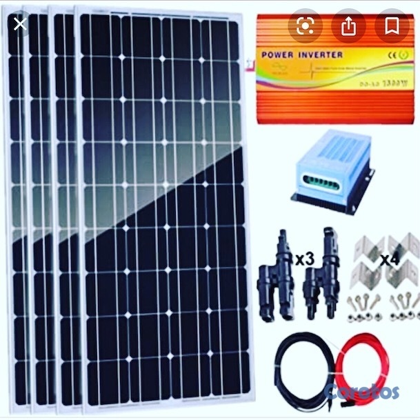 plantas e inversores - Combo solar completo para 1.5 kilos