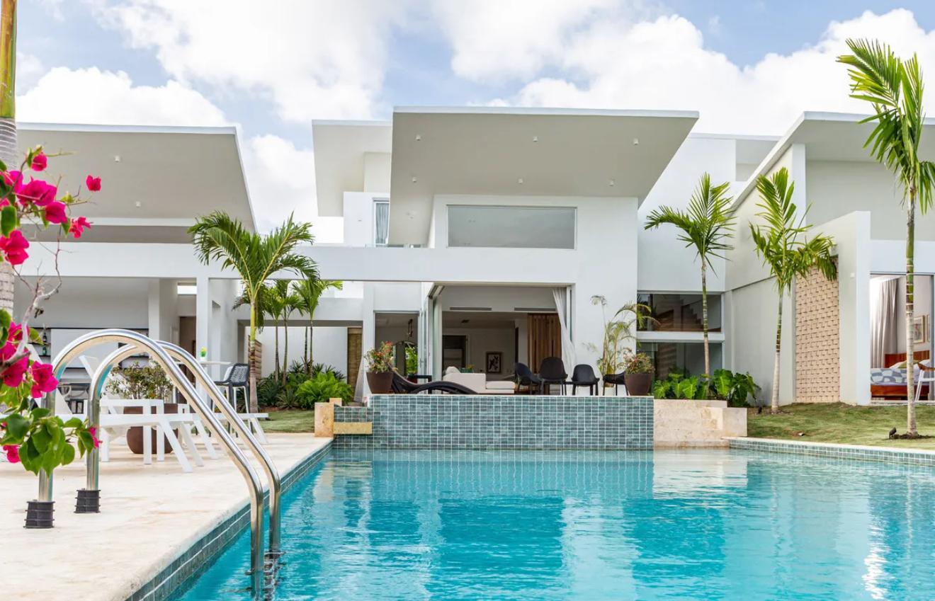 casas vacacionales y villas - Villa de Lujo en Punta Cana Village