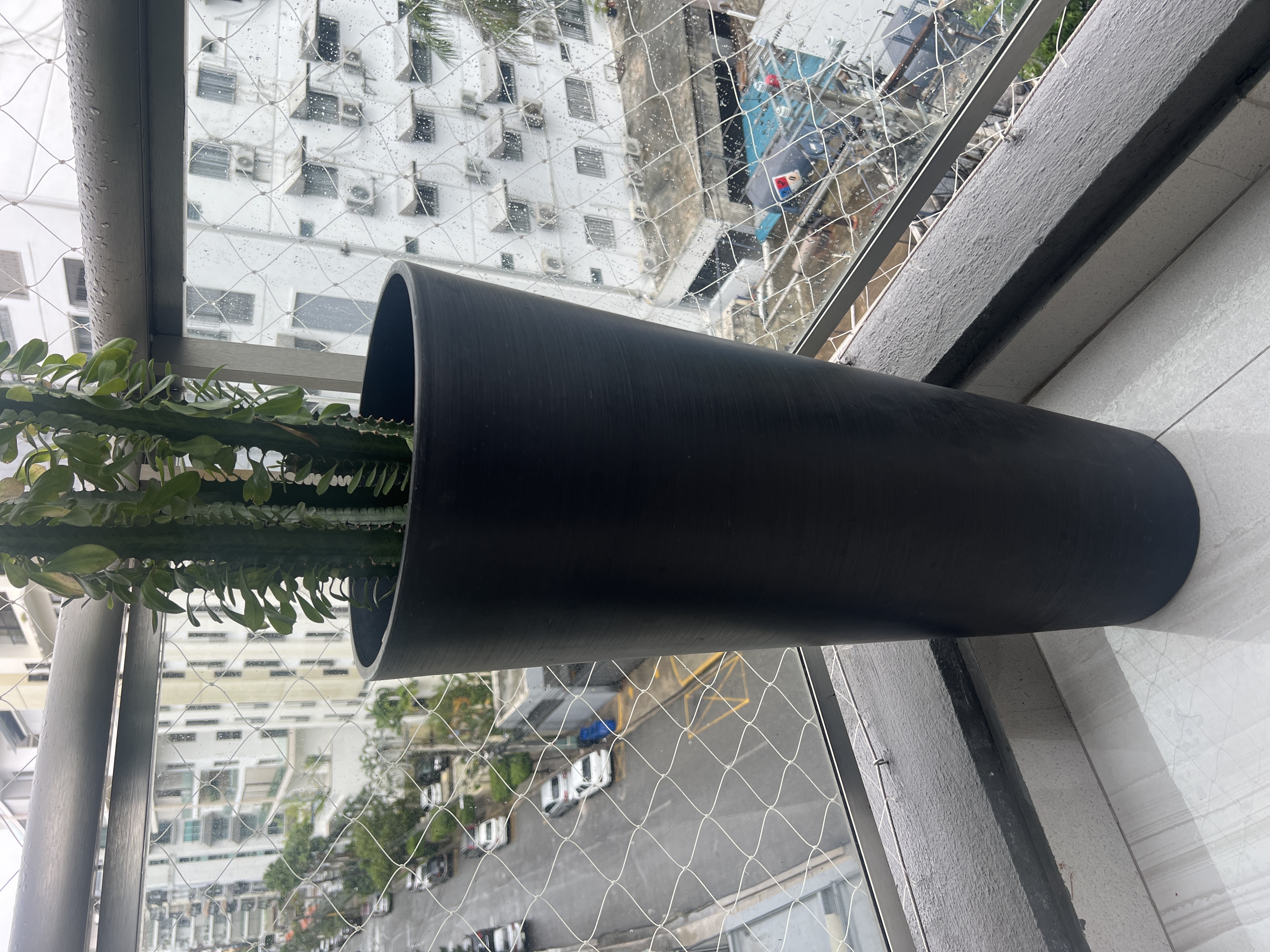 decoración y accesorios - Tarro alto negro  0