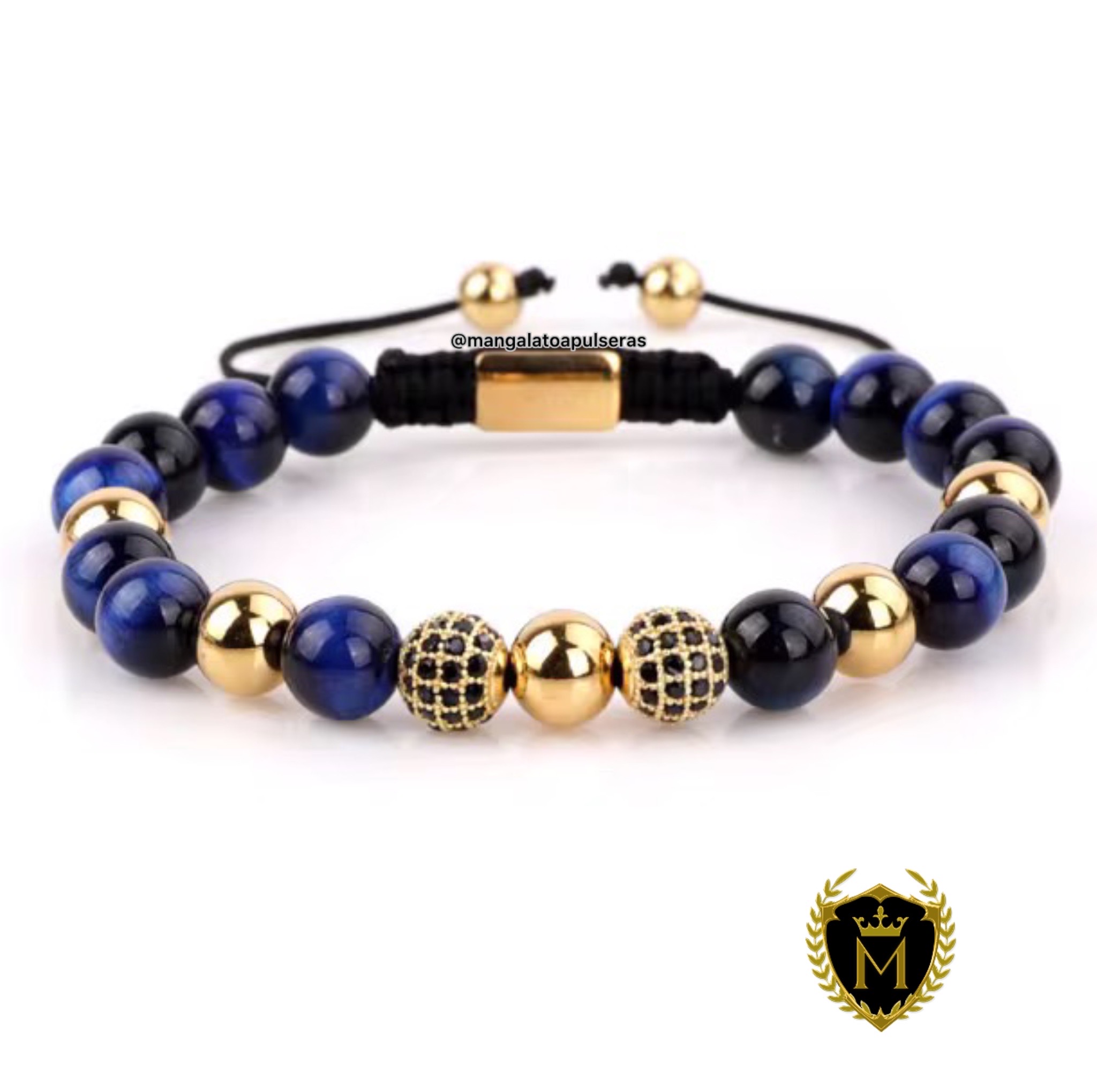 joyas, relojes y accesorios - pulseras en ojo de tigre  6