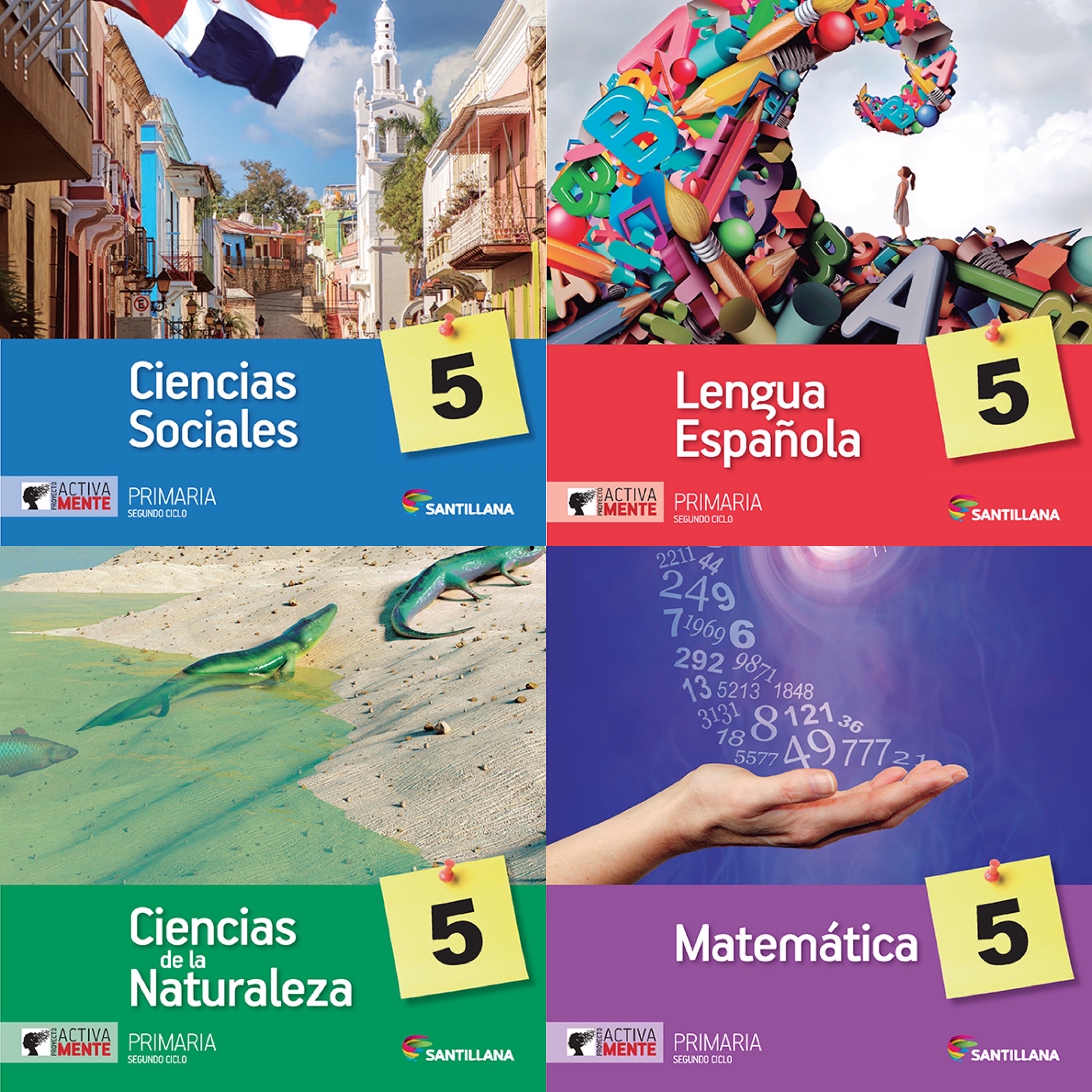 libros y revistas - Libros Santillana de 5to. de primaria 0