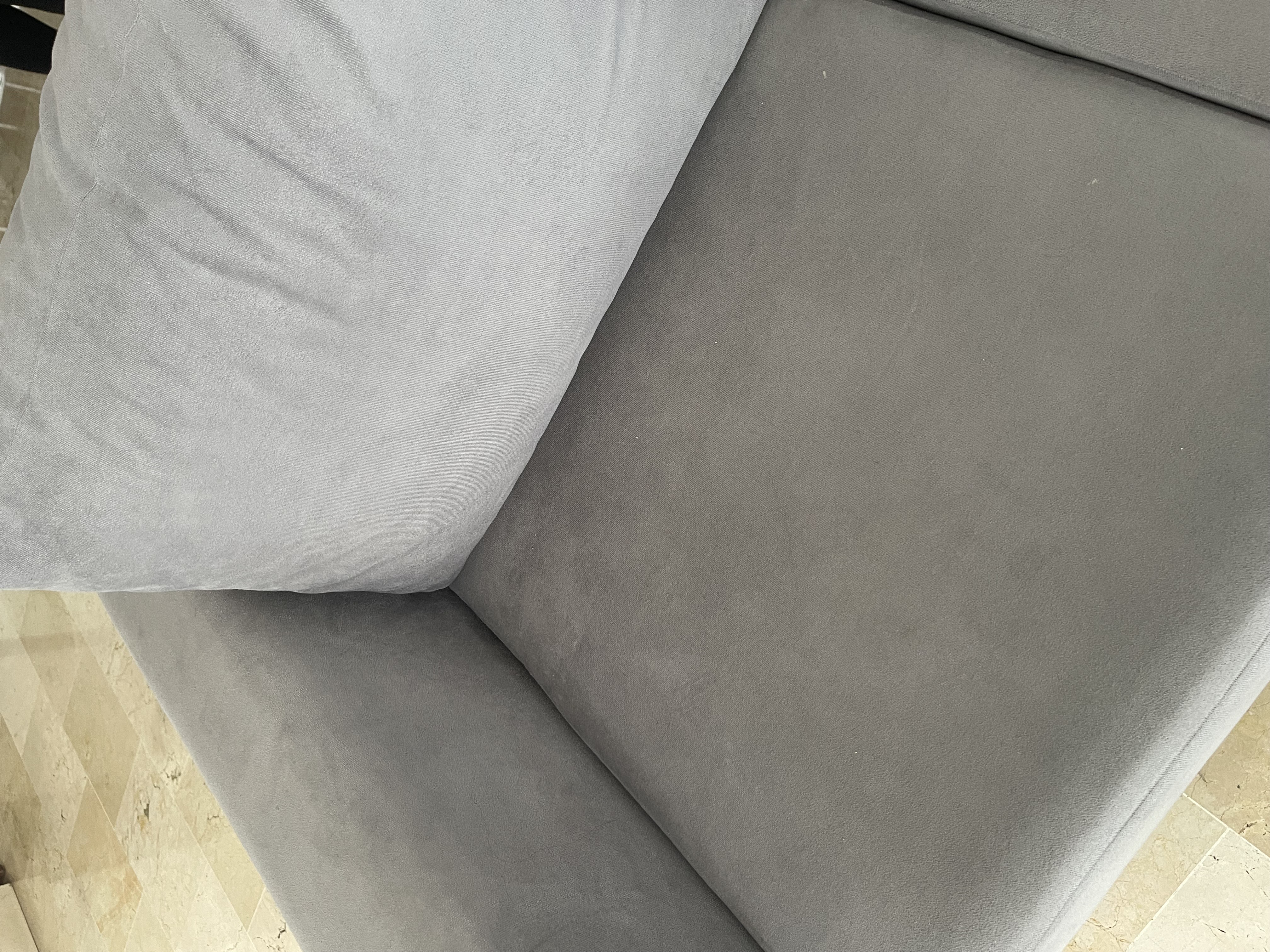 muebles y colchones - Vendo Juego de Muebles GRIS en excelente condicion 7