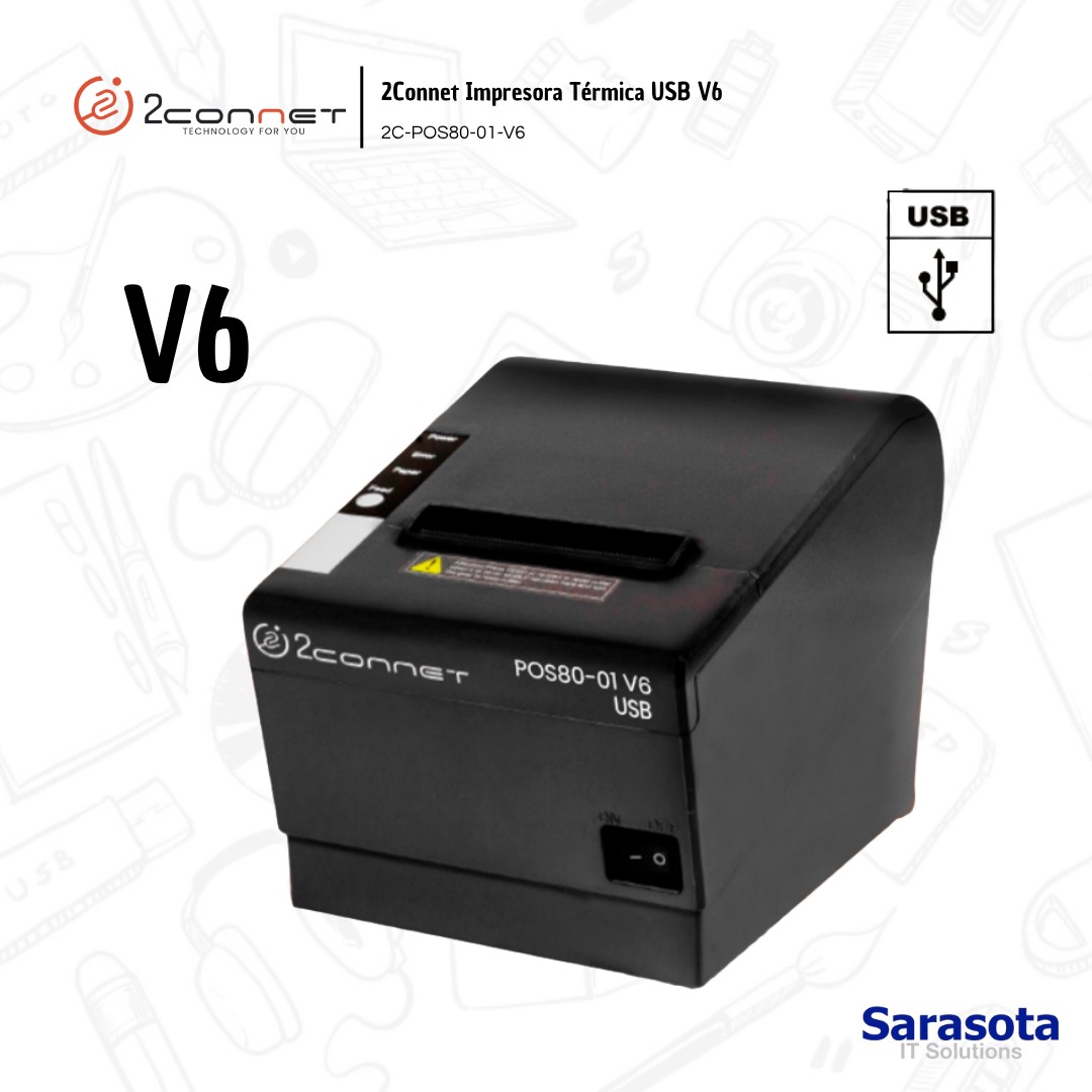 accesorios para electronica - Connet Impresora Térmica USB Nueva Versión V6 1