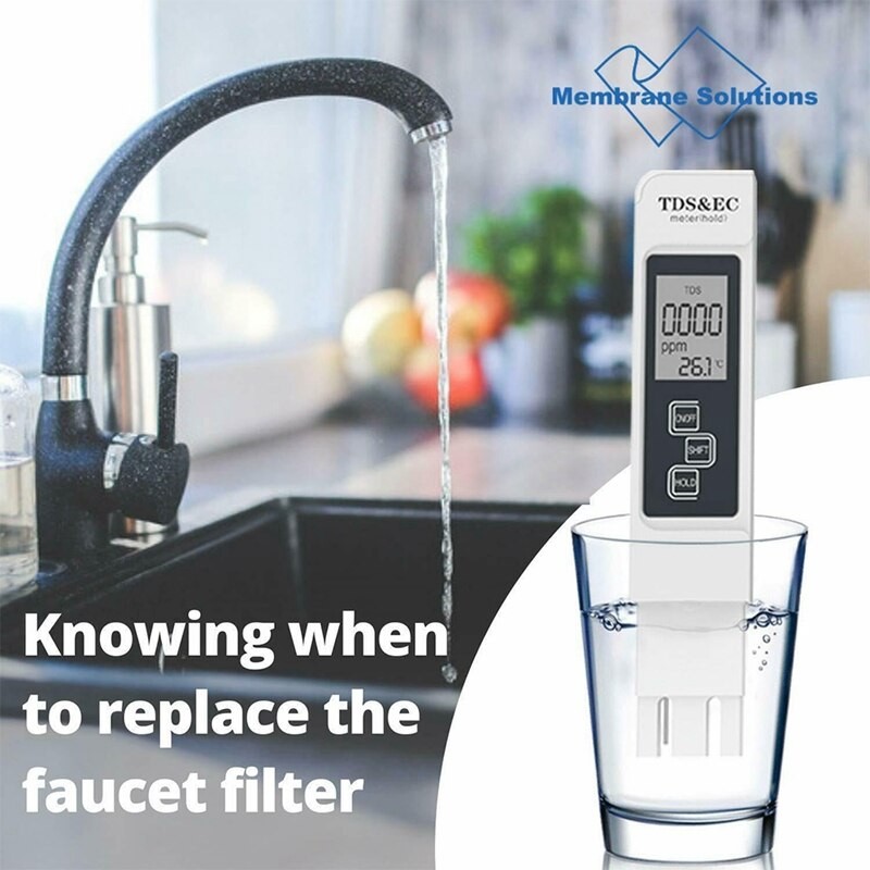 equipos profesionales - Medidor Digital de agua TDS EC ppm de temperatura de pureza del agua Probador 8