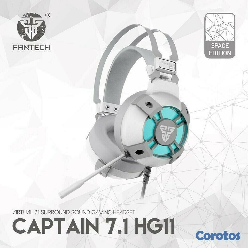 computadoras y laptops - audifonos con microfonos Headset 7.1 Gaming con cancelación de ruido F 3