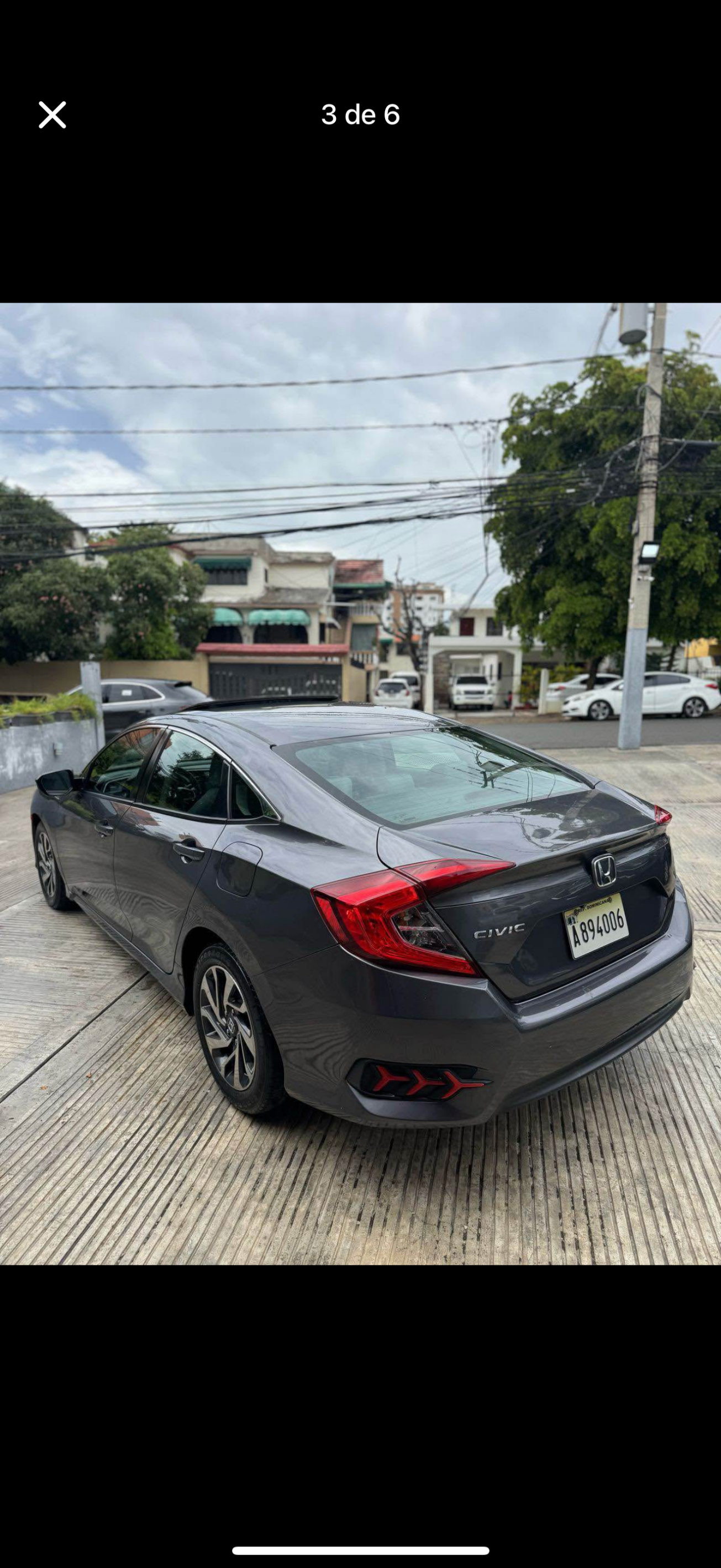 carros - HONDA CIVIC EX 2016, Gris oscuro, en excelentes condiciones.
 1