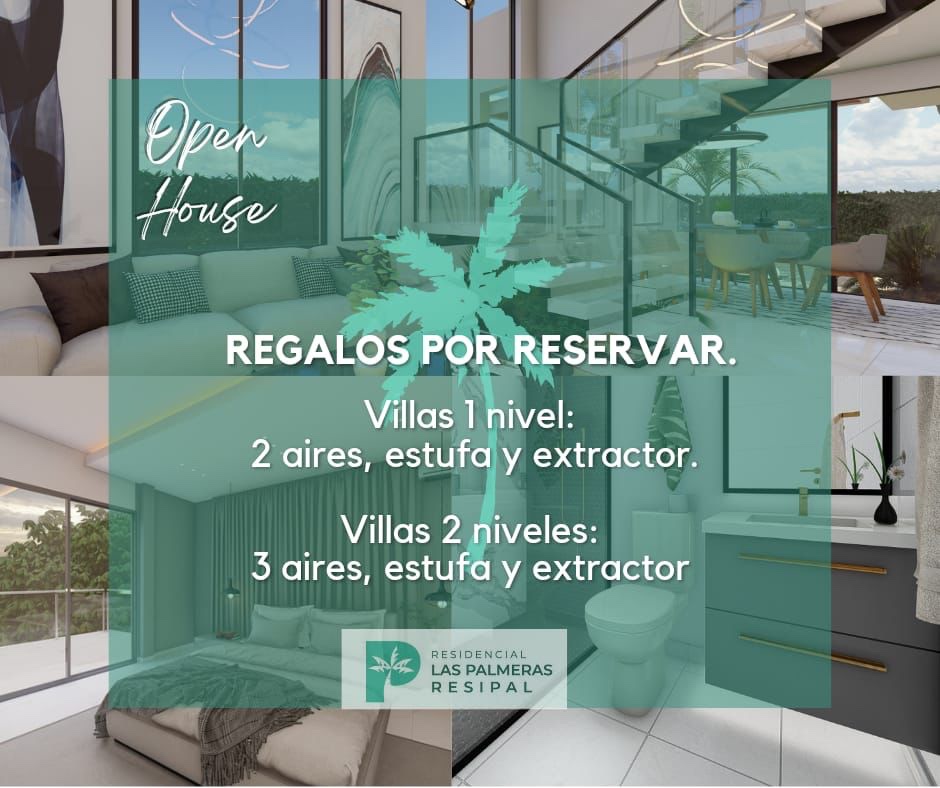 casas vacacionales y villas - Proyectos de villas en punta cana con aires y estufa incluidas República Dominic 0