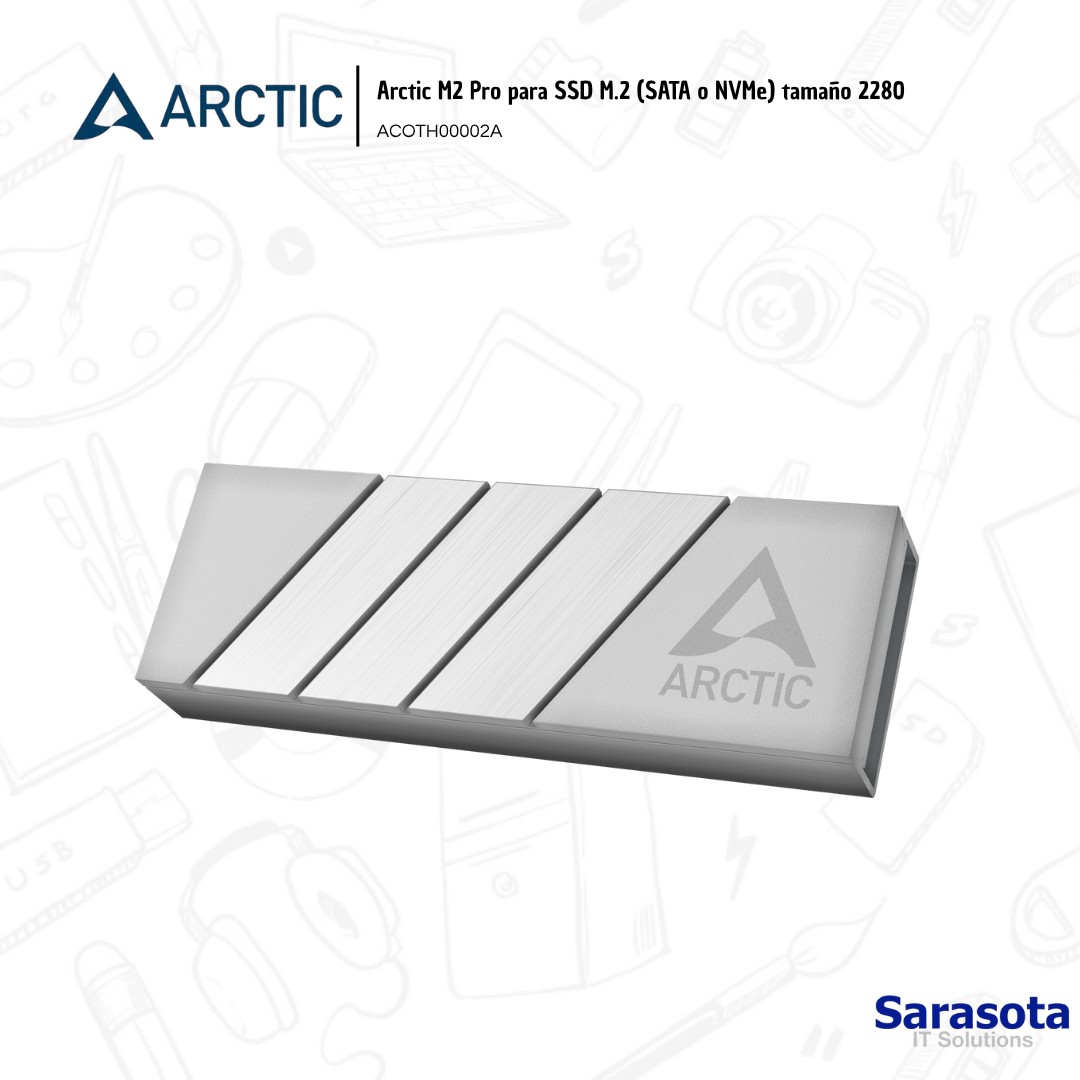 accesorios para electronica - Arctic M2 Pro Silver Disipador Térmico 2