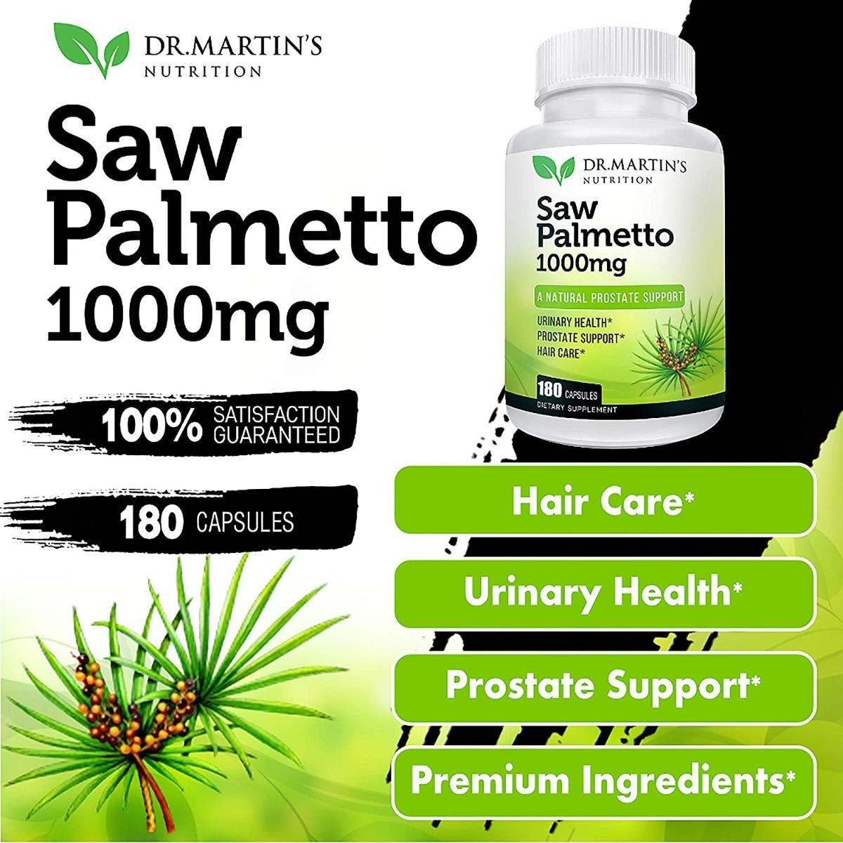 Salud y Equipamiento Médico - Palmetto De Super Fuerza Prostata Miccion 180 Capsulas 2