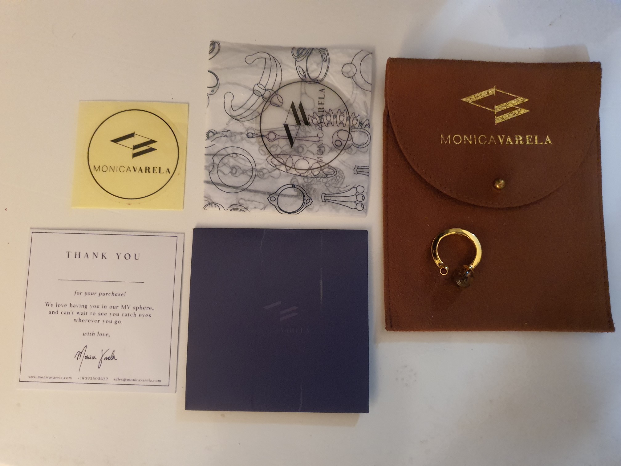 joyas, relojes y accesorios - Monica varela anillo teeny ambar 5