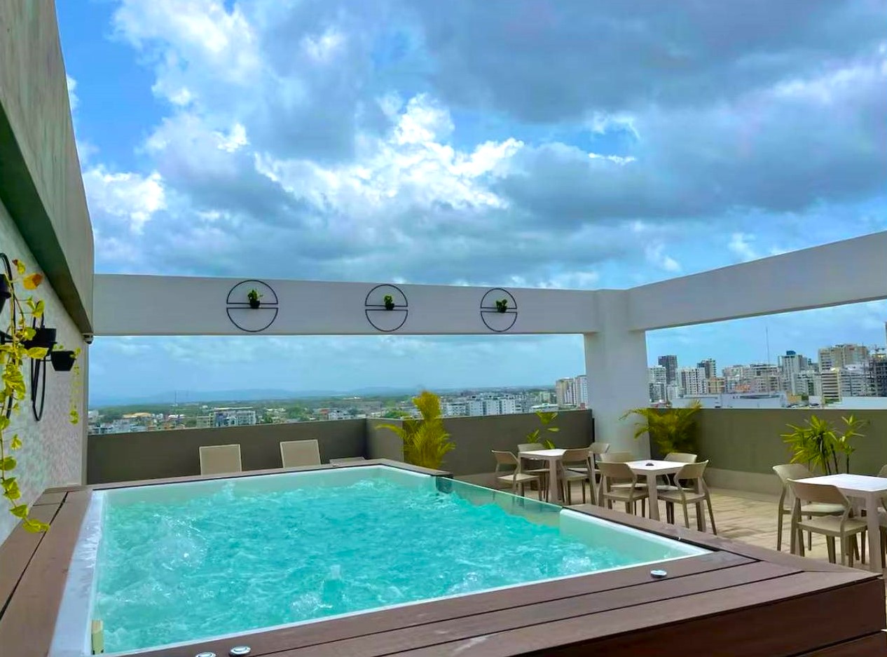 apartamentos - Apartamento tipo loft amueblado cerca Blue Mall 7