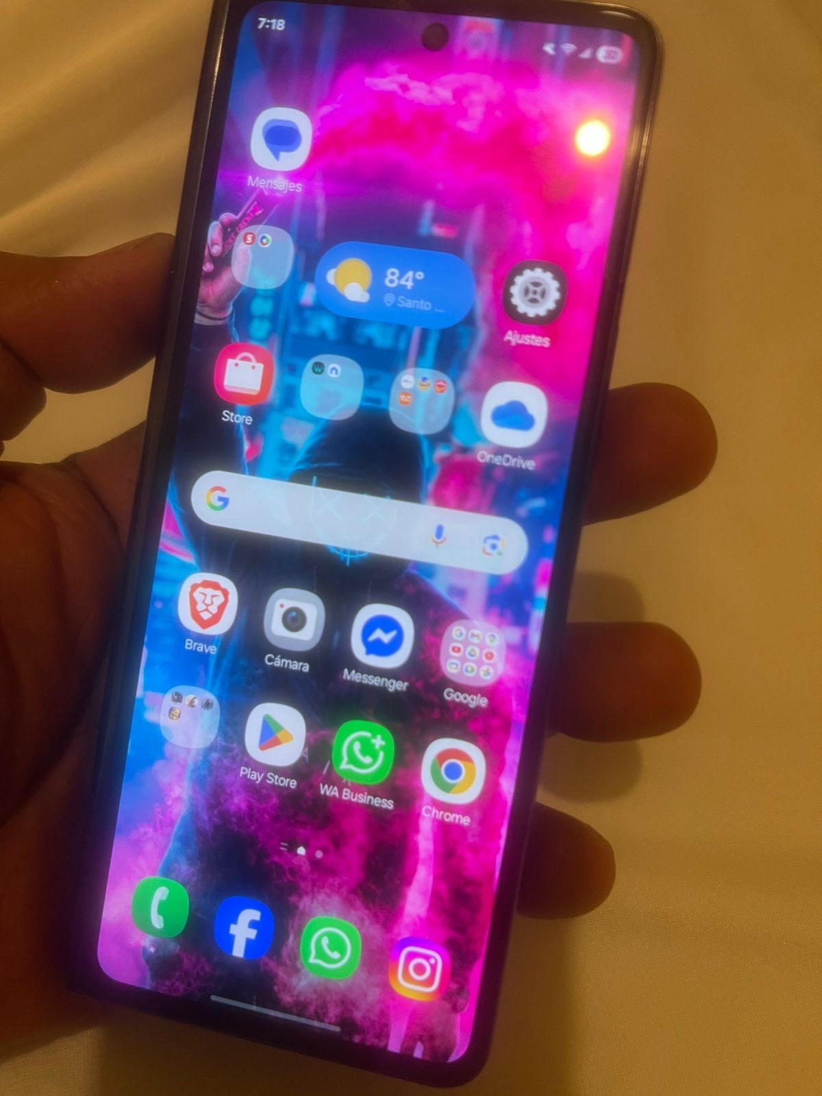 celulares y tabletas - Vendo Samsung Galaxy Fold 5, 256gb desbloqueado con cable usb. Un detalle. 6