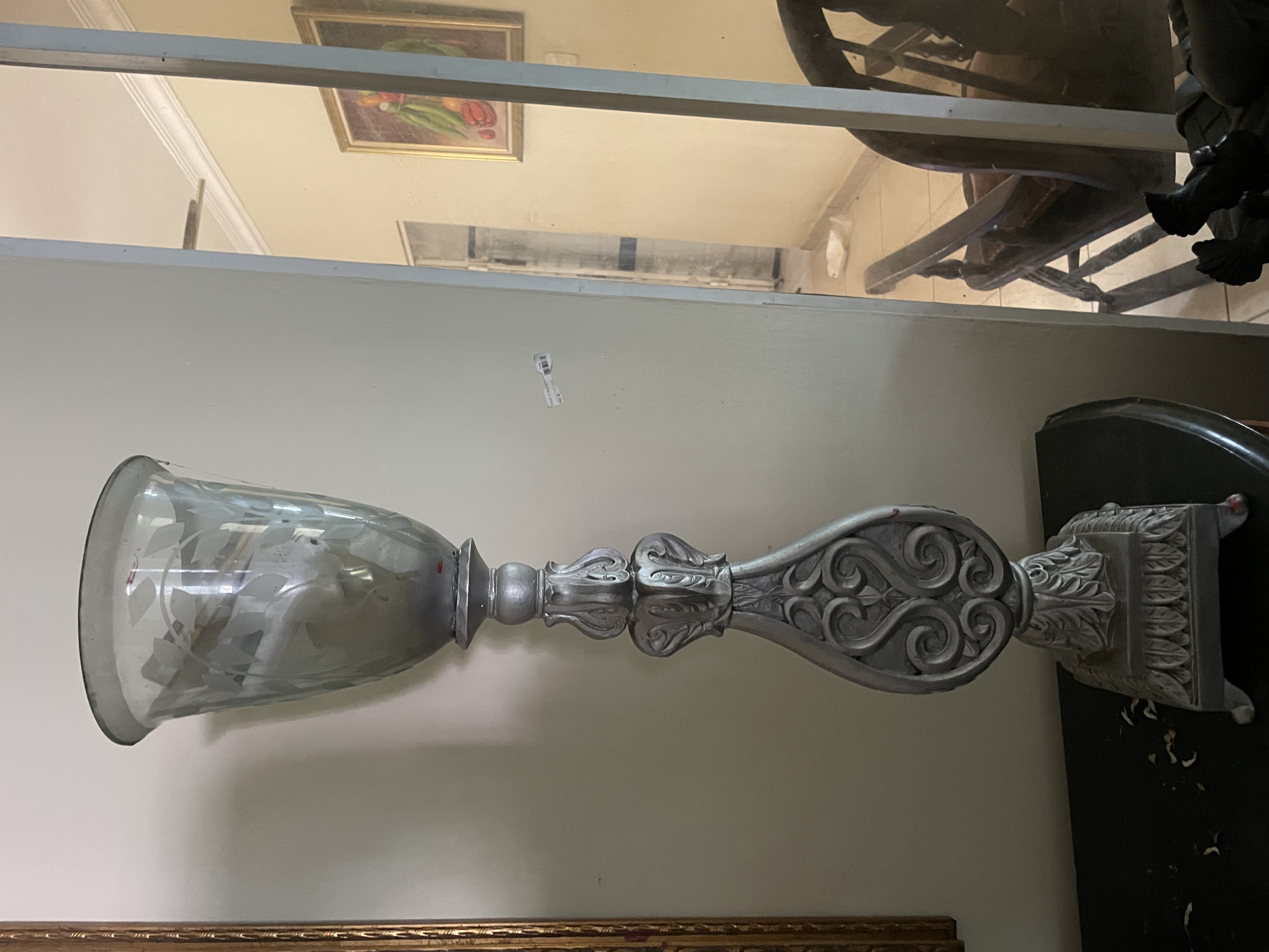 arte y antigüedades - Par (02) de Bellos candelabros decorativos. 