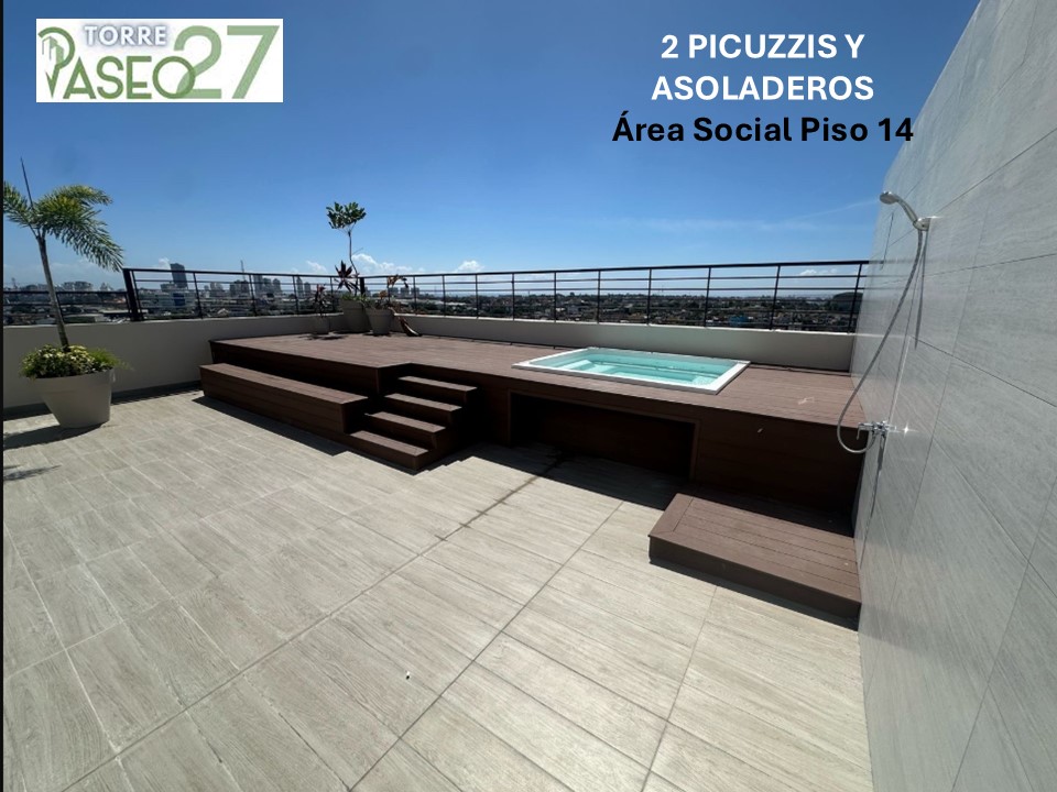 apartamentos - ALQUILO APTO. NUEVO 1 HABITACIÓN TORRE PASEO 27 9