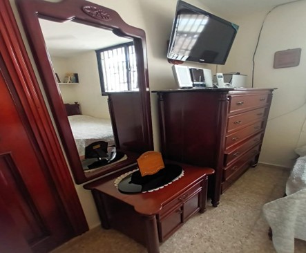 muebles y colchones - Juego de habitación en caoba