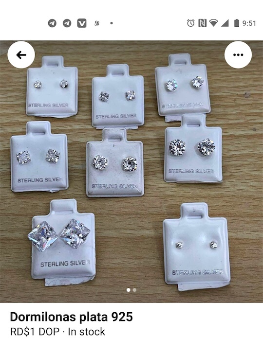 joyas, relojes y accesorios - Dormilonas plata 925