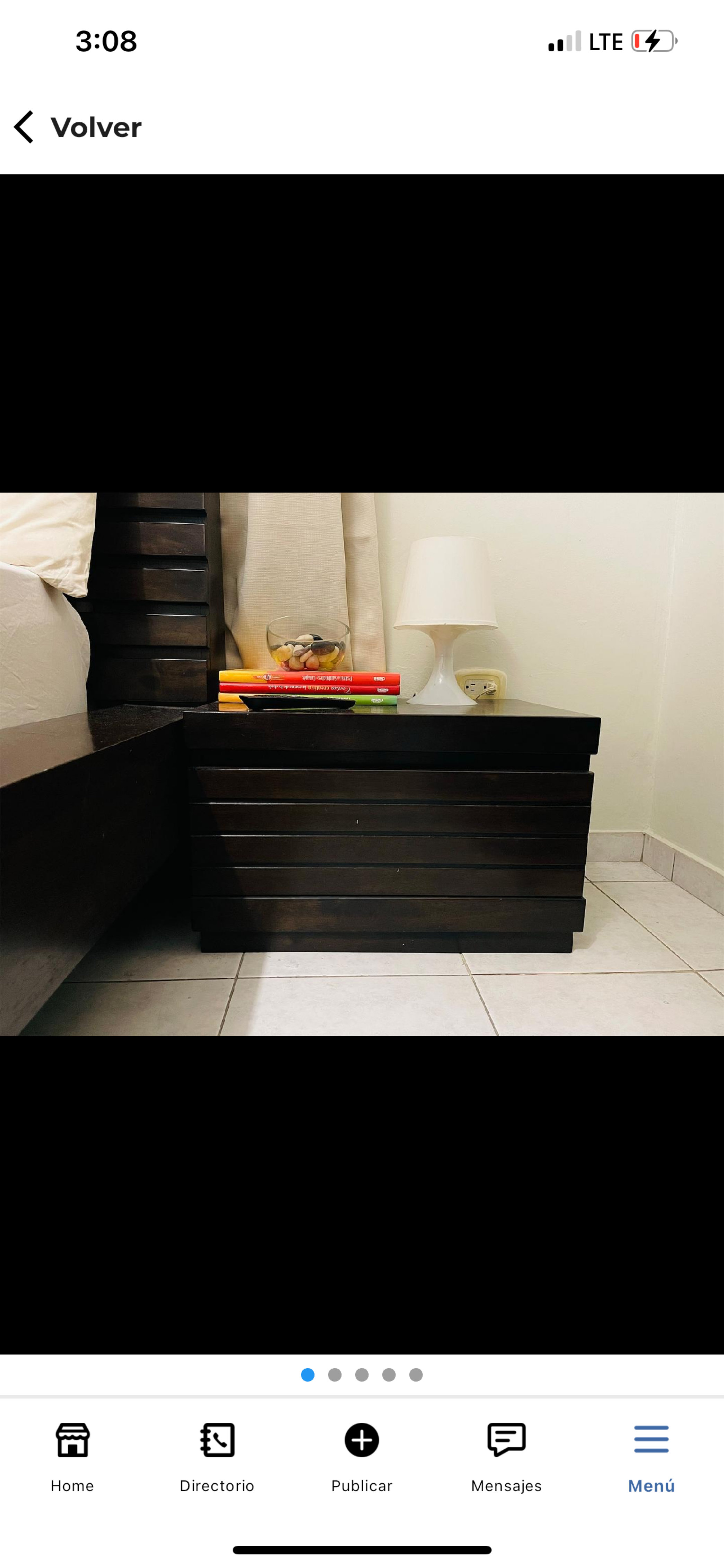 muebles y colchones - cama y colchón de Almacenes Unidos con dos mesas de noche 4