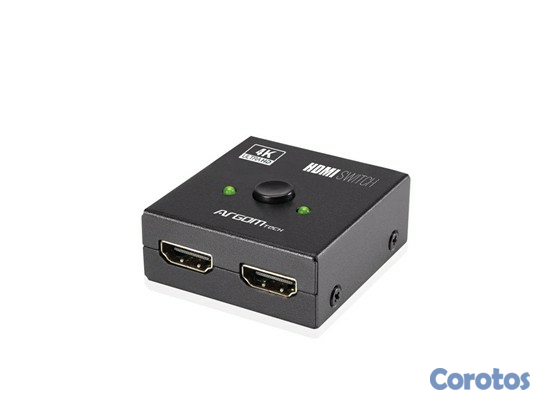 computadoras y laptops - SPLITTER ARGOM HDMI 2-IN-1 BI-DIRECTIONAL,2 entradas HDMI a 1 salida HDMI 