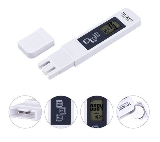 equipos profesionales - Medidor Digital de agua TDS EC ppm de temperatura de pureza del agua Probador 9