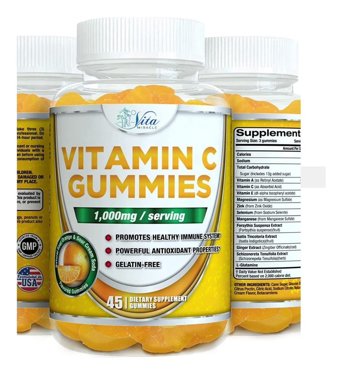 Salud y Equipamiento Médico - Vitamina C 1000 Mg Vita Miracle
