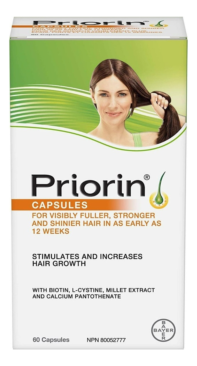 Salud y Equipamiento Médico - Priorin Estimula El Crecimiento Del Cabello Bayer 60 Caps