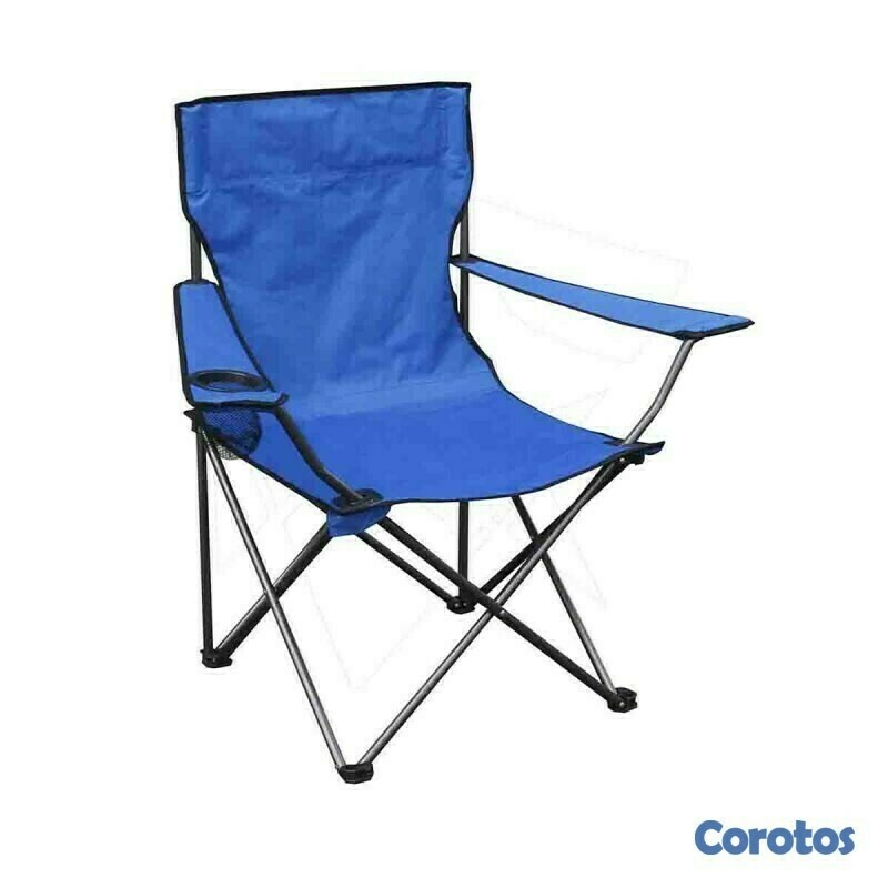 herramientas, jardines y exterior - Silla plegable de exterior con portavasos ideal para playa, camping, etc. OFERTA 1