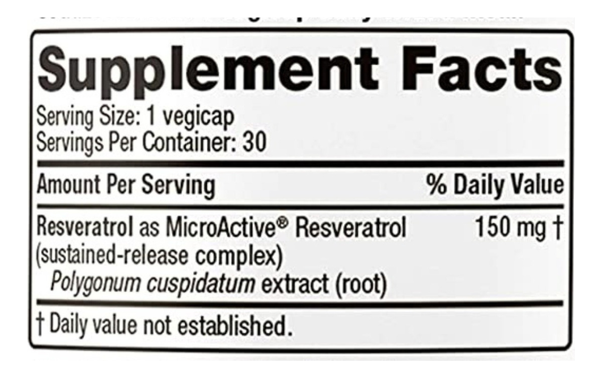 Salud y Equipamiento Médico - Resveratrol - Quality Of Life - Un - Unidad A $7063 1