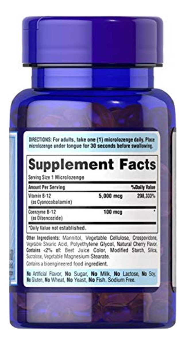 Salud y Equipamiento Médico - Puritans Pride La Vitamina B-12 Ayuda A Convertir Los Alimen 2