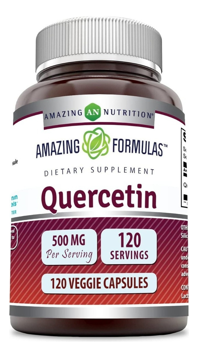 Salud y Equipamiento Médico - Quercetina 500mg 120 Cápsulas - Un - Unidad A $1741 0