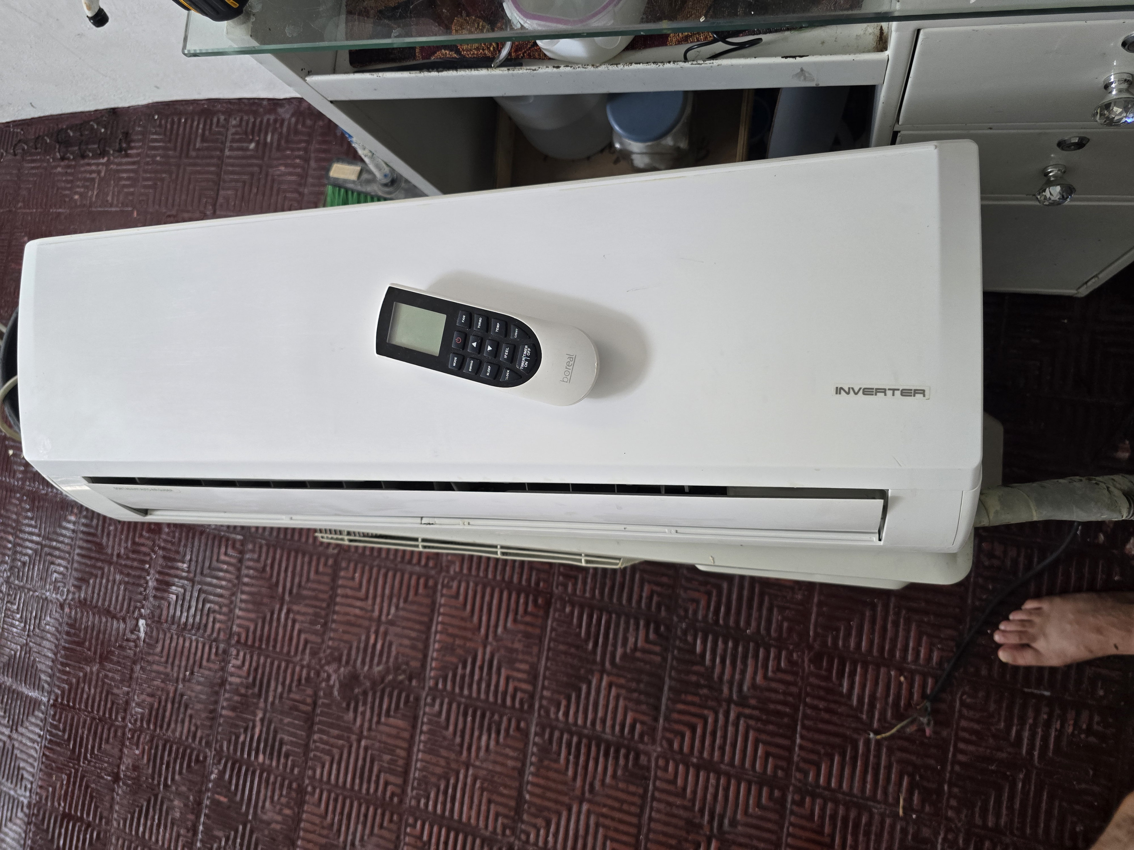 aires acondicionados y abanicos - aire acondicionado inverter de 12000btu luz 110v 2