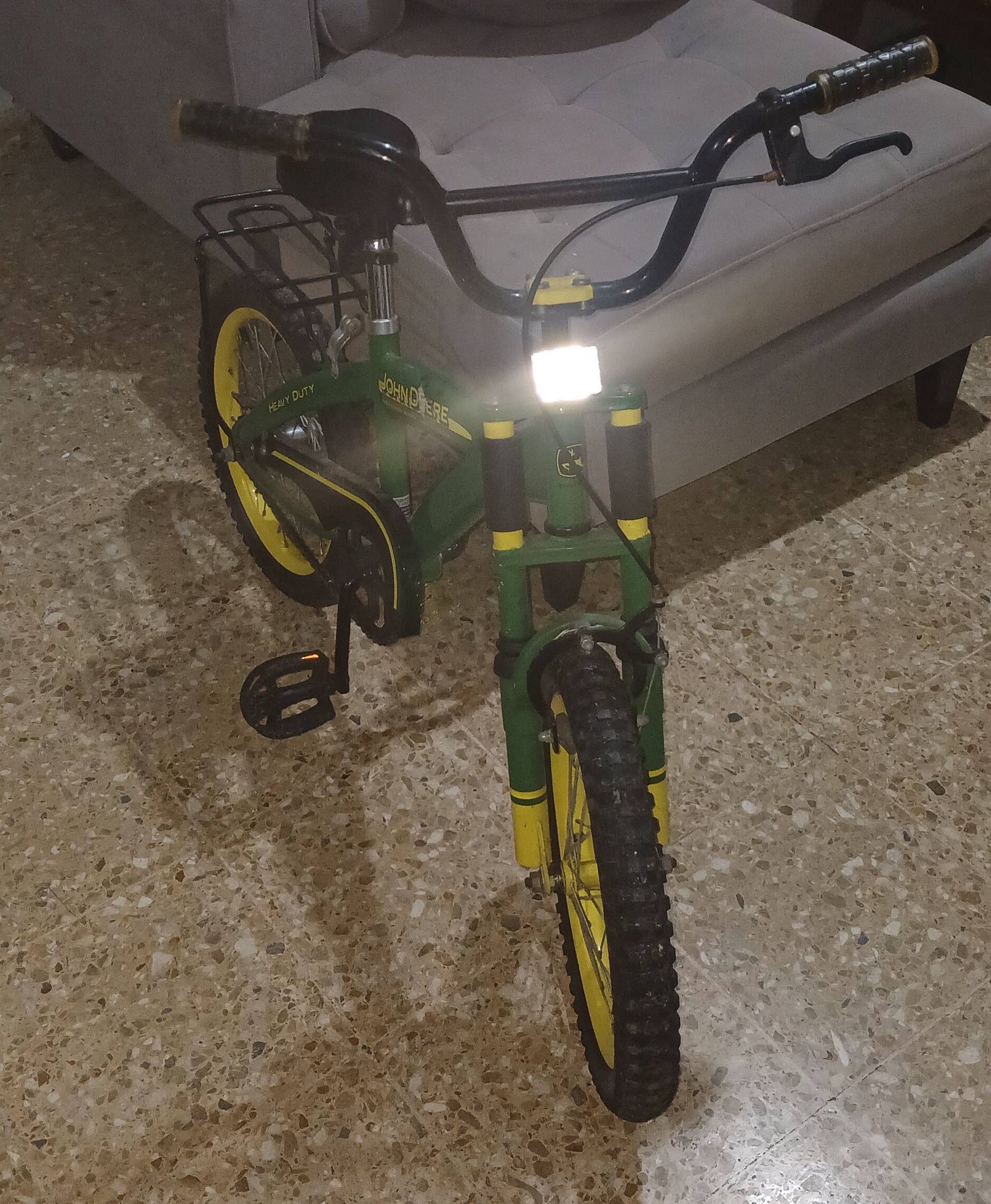 juguetes - Bicicleta John Deere Ride aro 16 0