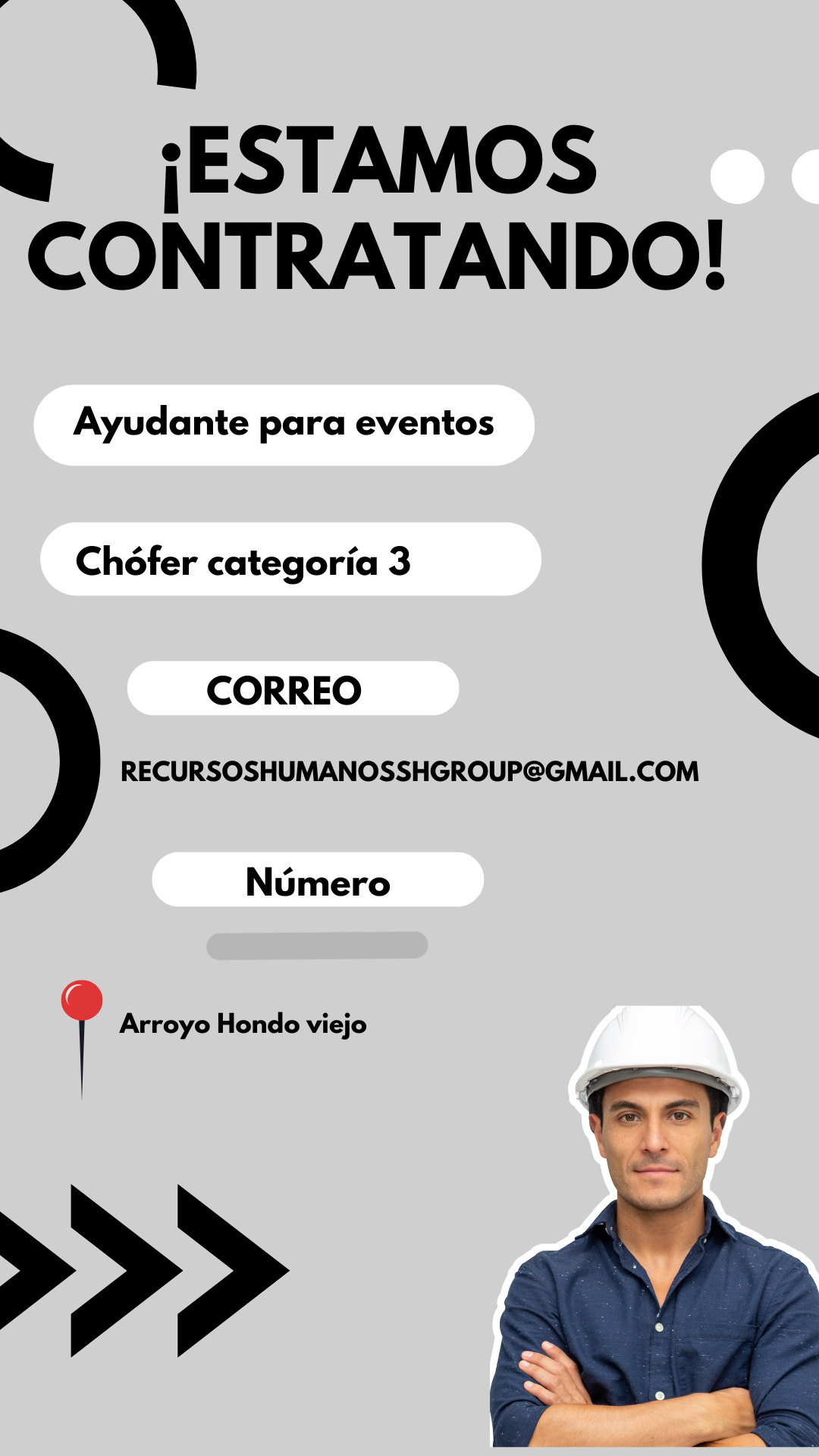 empleos disponibles - Vancantes chofer categoria 3 y ayudante de eventos 0