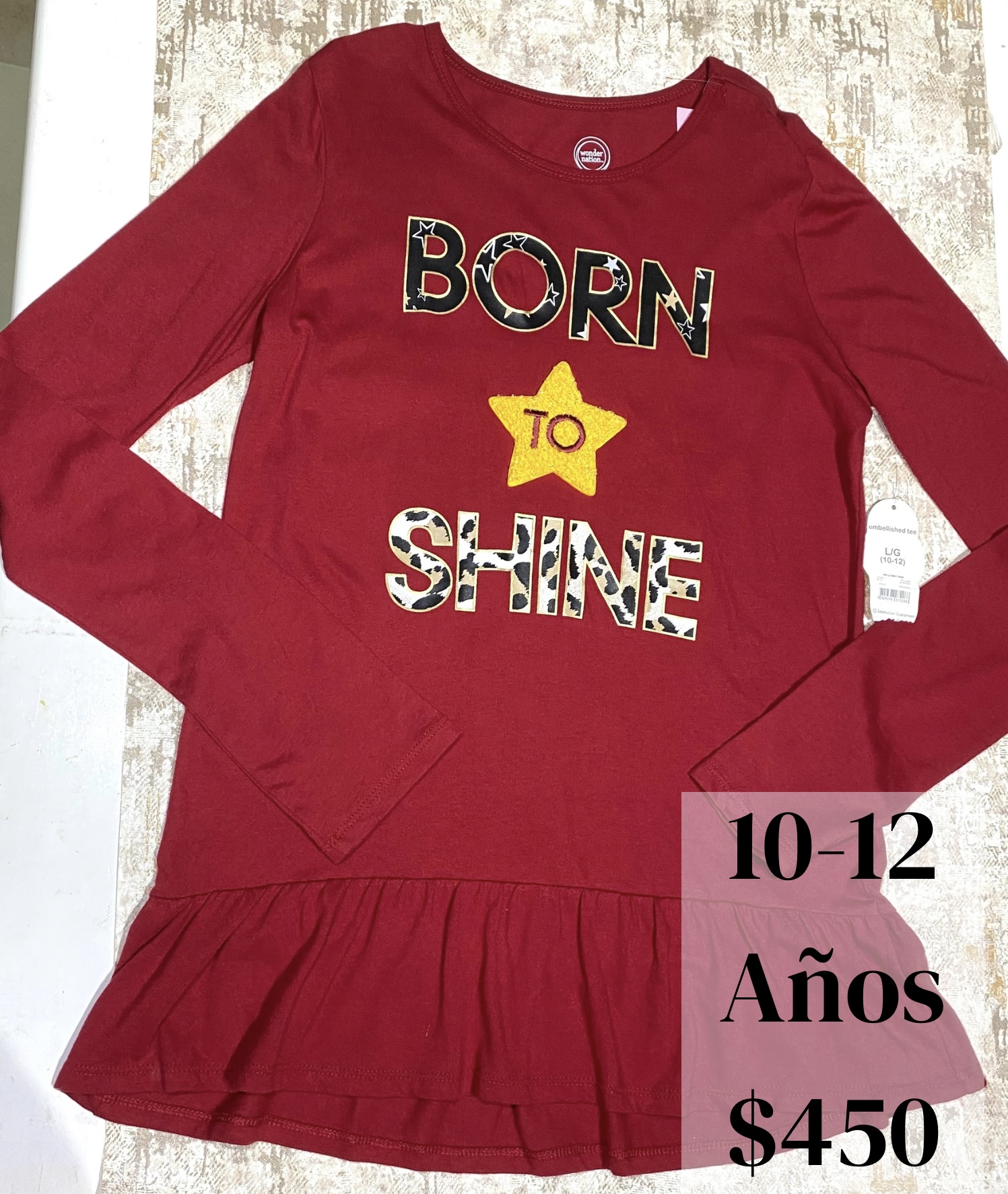 ropa y zapatos - Blusa para niña talla 6,7,10-12