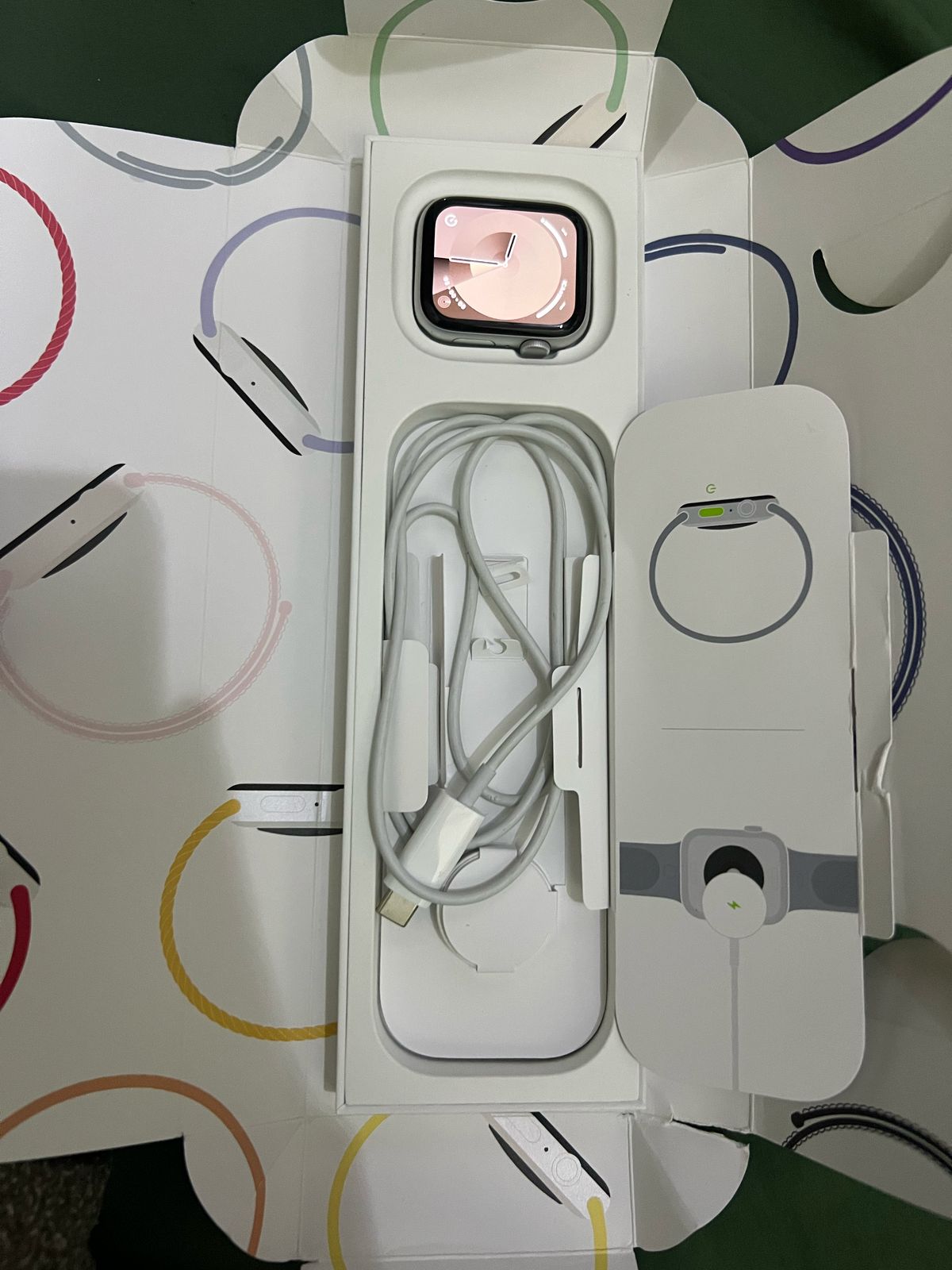 otros electronicos - Apple Watch SE (Gen 2, 44mm Siiver Al Denim SB S/M GPS Baterry %100 3