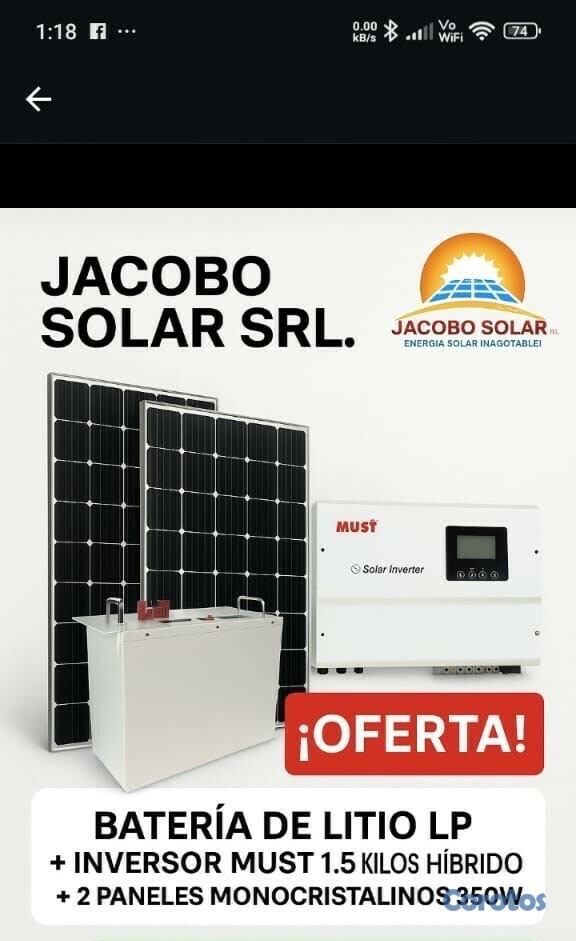 plantas e inversores - Actualízate entra a litio con nuestra oferta 