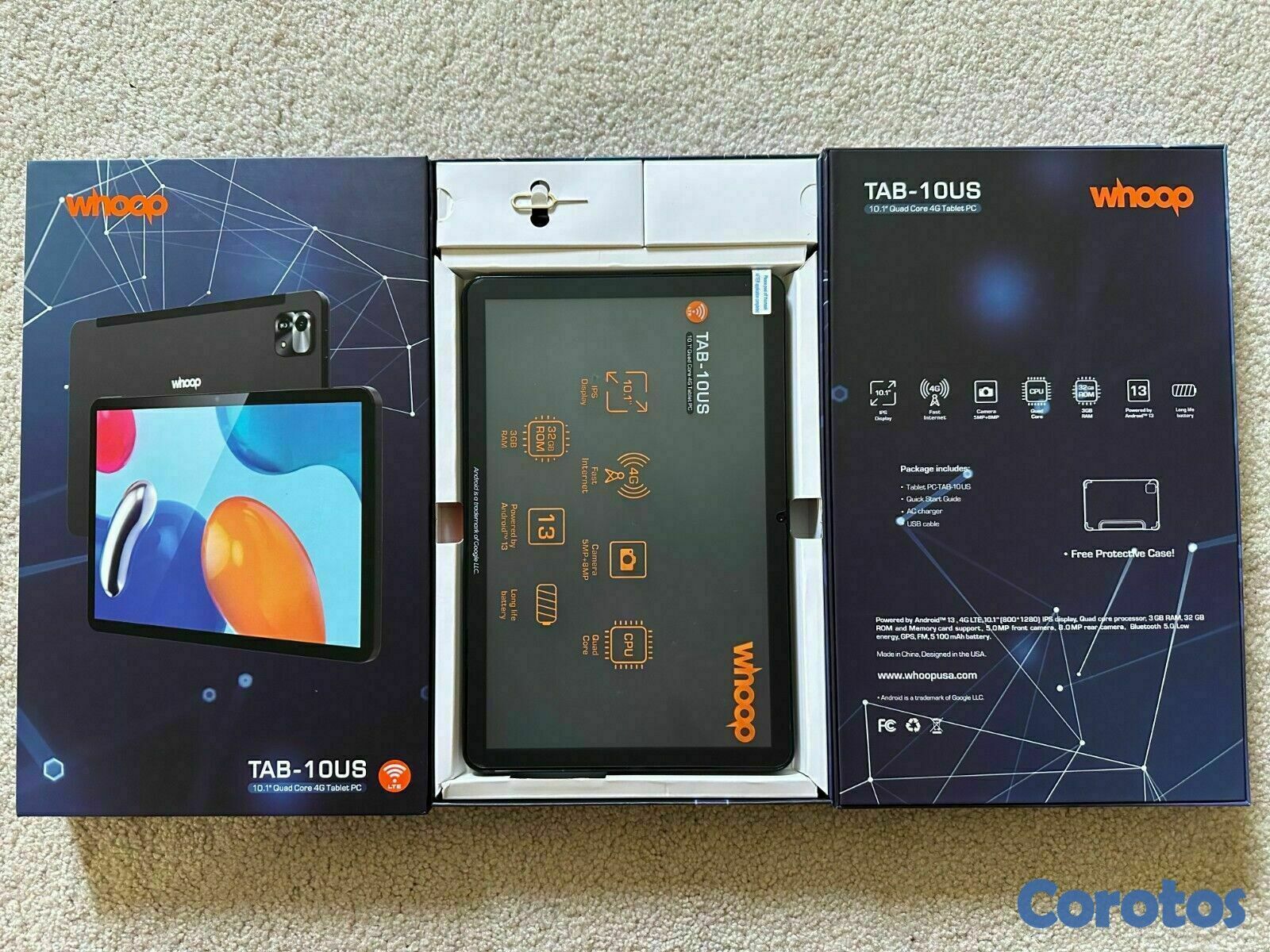 celulares y tabletas - TABLET WHOOP 10.1 PULGADAS  1